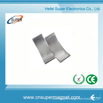 Wholesale Sintered N35 Nickel NdFeB Arc Magnet
